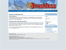 Tablet Screenshot of flybrushless.com